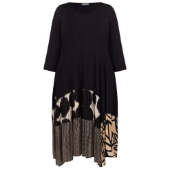 Best Alembika Abstract Print Dress Black