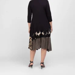 Best Alembika Abstract Print Dress Black