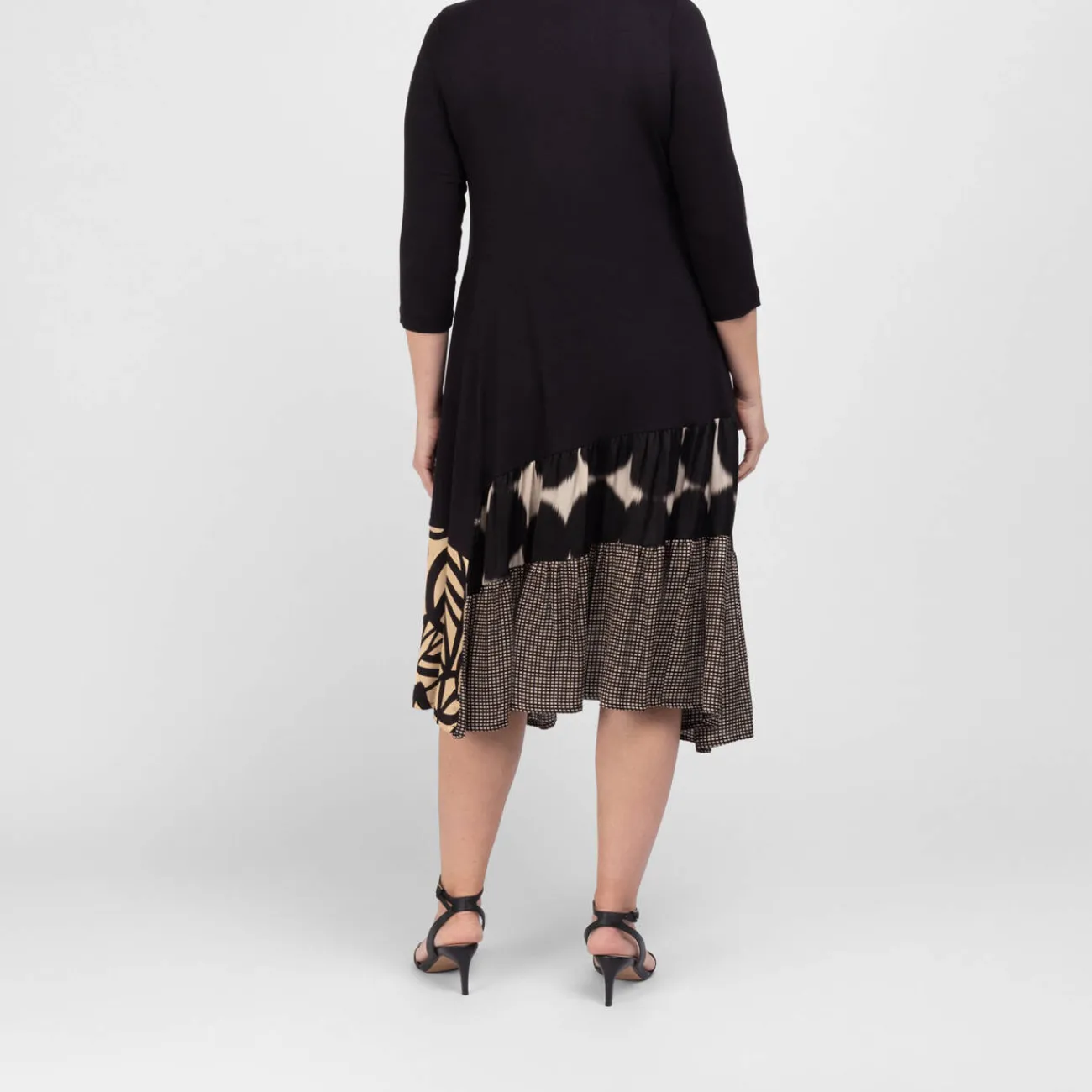 Best Alembika Abstract Print Dress Black