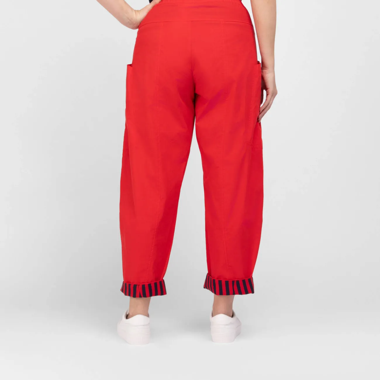 Best Alembika Cropped Trousers Red