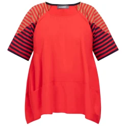 New Alembika Short Sleeve Tunic Red