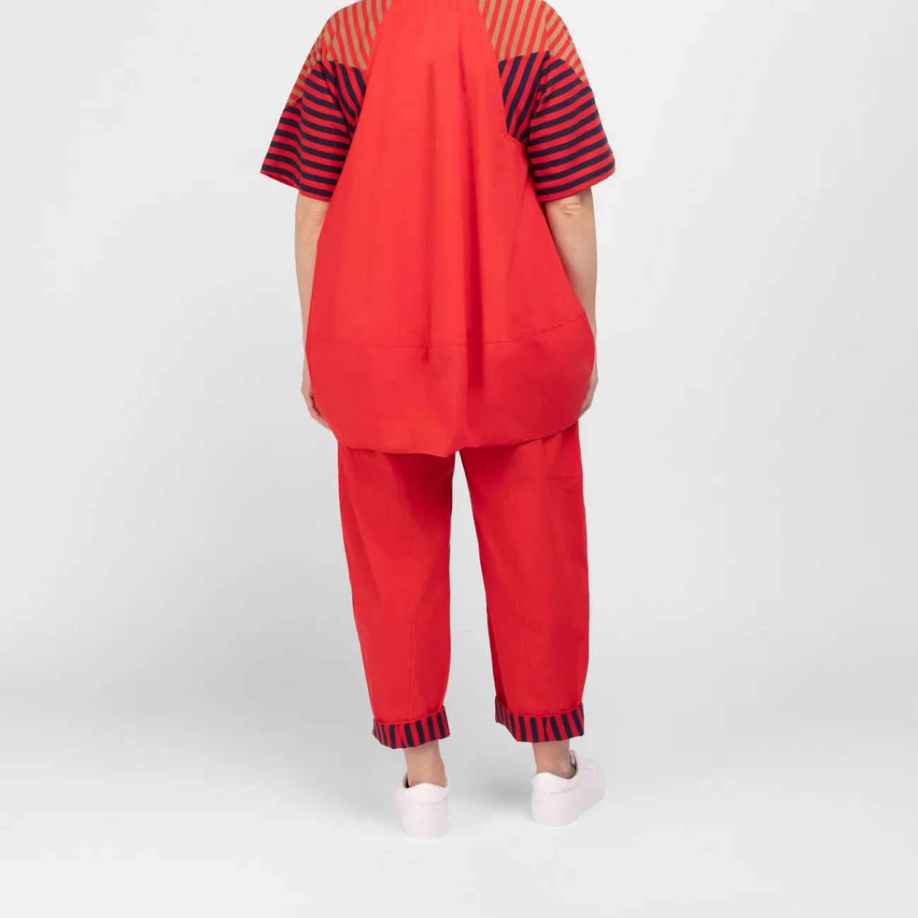 New Alembika Short Sleeve Tunic Red