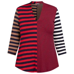 Sale Alembika V-neck Jersey Striped Tunic