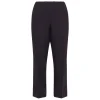Fashion Beige Classic Regular Leg Pull On Trouser Black