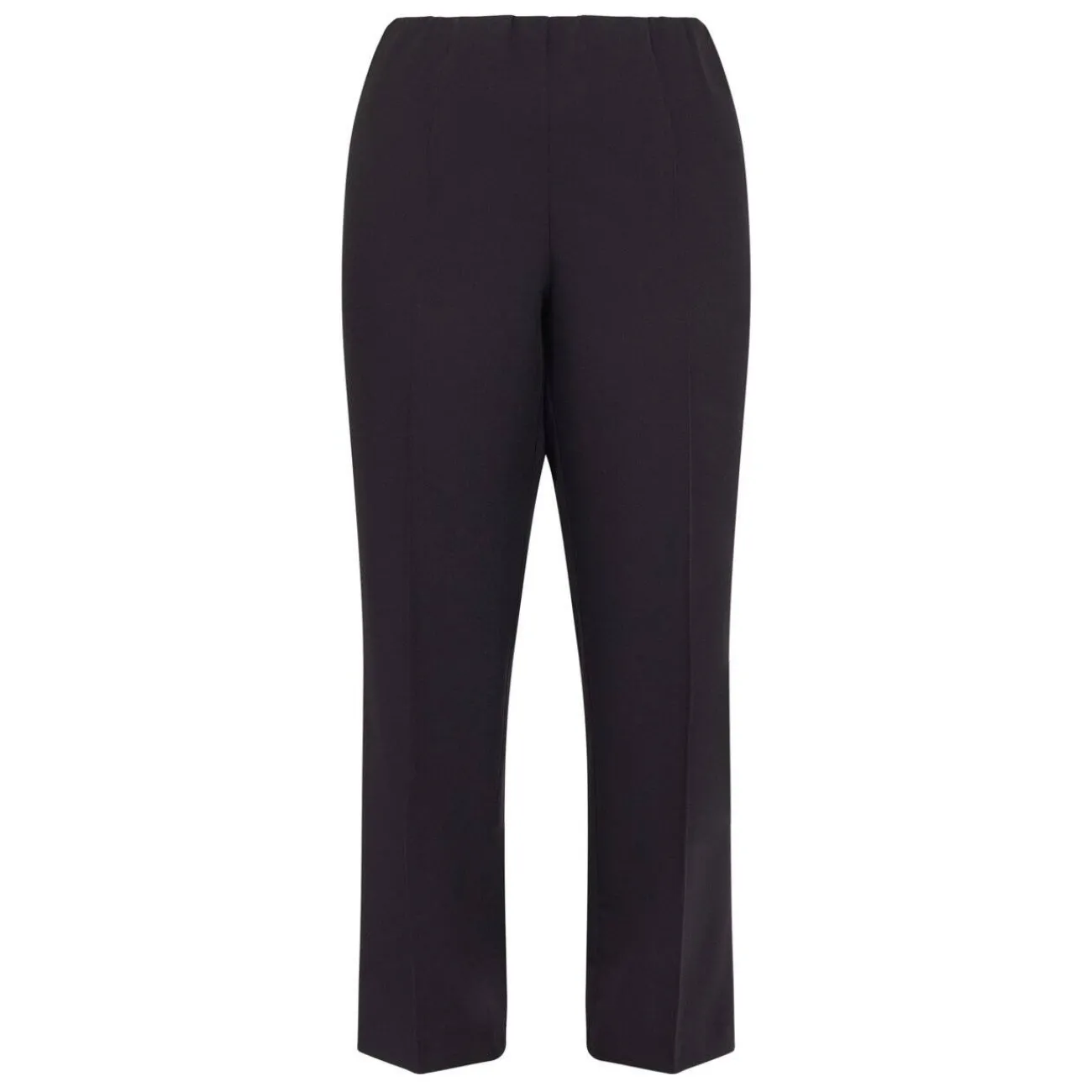 Fashion Beige Classic Regular Leg Pull On Trouser Black
