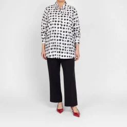 Fashion Beige Classic Regular Leg Pull On Trouser Black