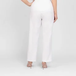 Online Beige Classic Regular Leg Pull On Trouser Off-White