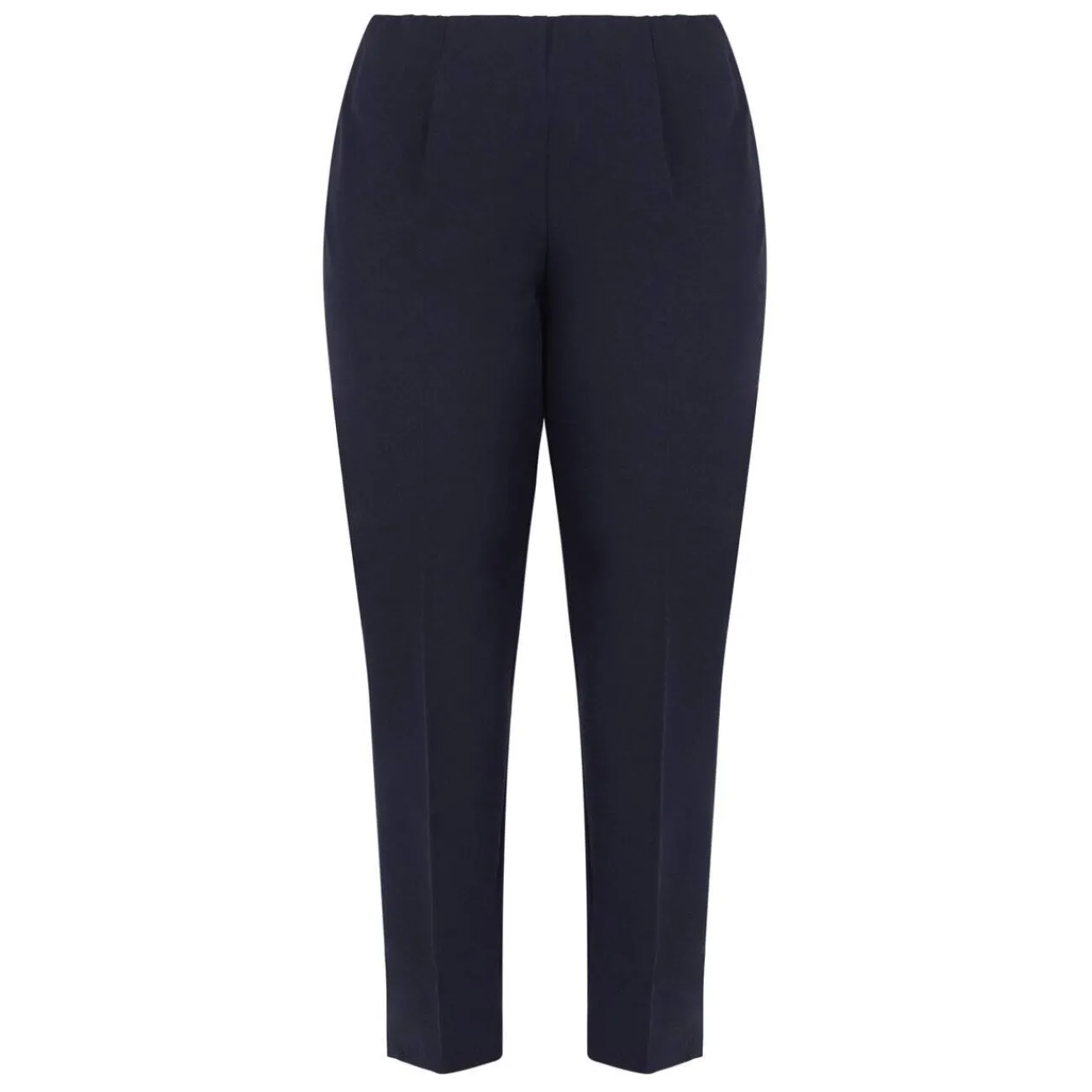 Online Beige Classic Slim Leg Pull On Trouser Navy
