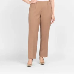 Discount Beige Pull On Trouser Camel