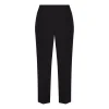 Sale Beige Pull On Trouser Narrow Leg Black