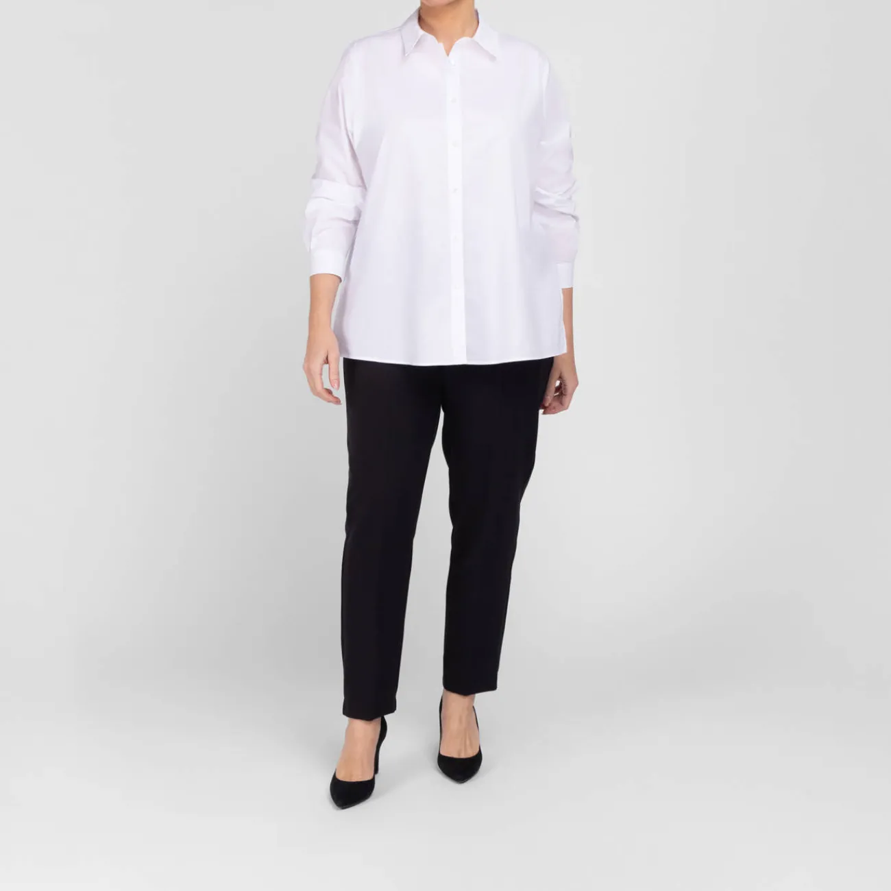 Best Beige Pull On Trousers Black