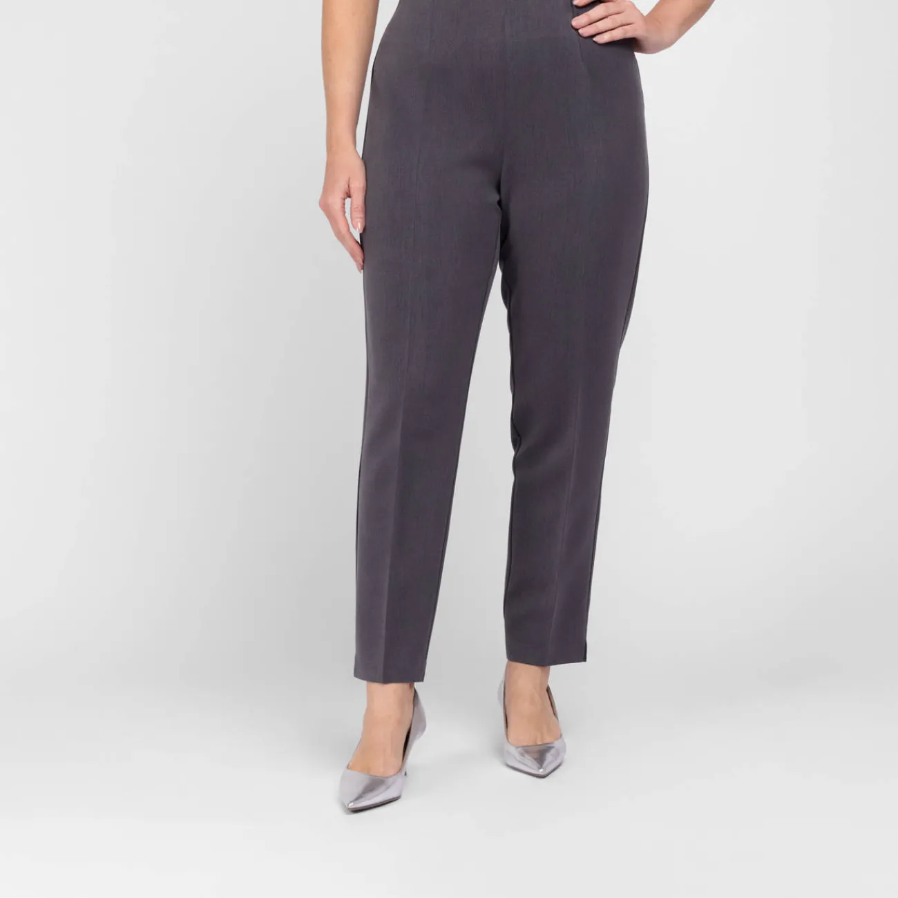 New Beige Pull on Trousers Grey
