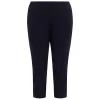 Online Beige Pull On Trousers Navy