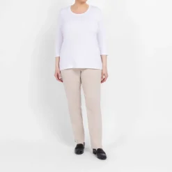 New Beige Pull On Trousers Sand