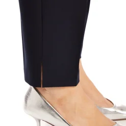 New Beige Pull-On Trouser Navy