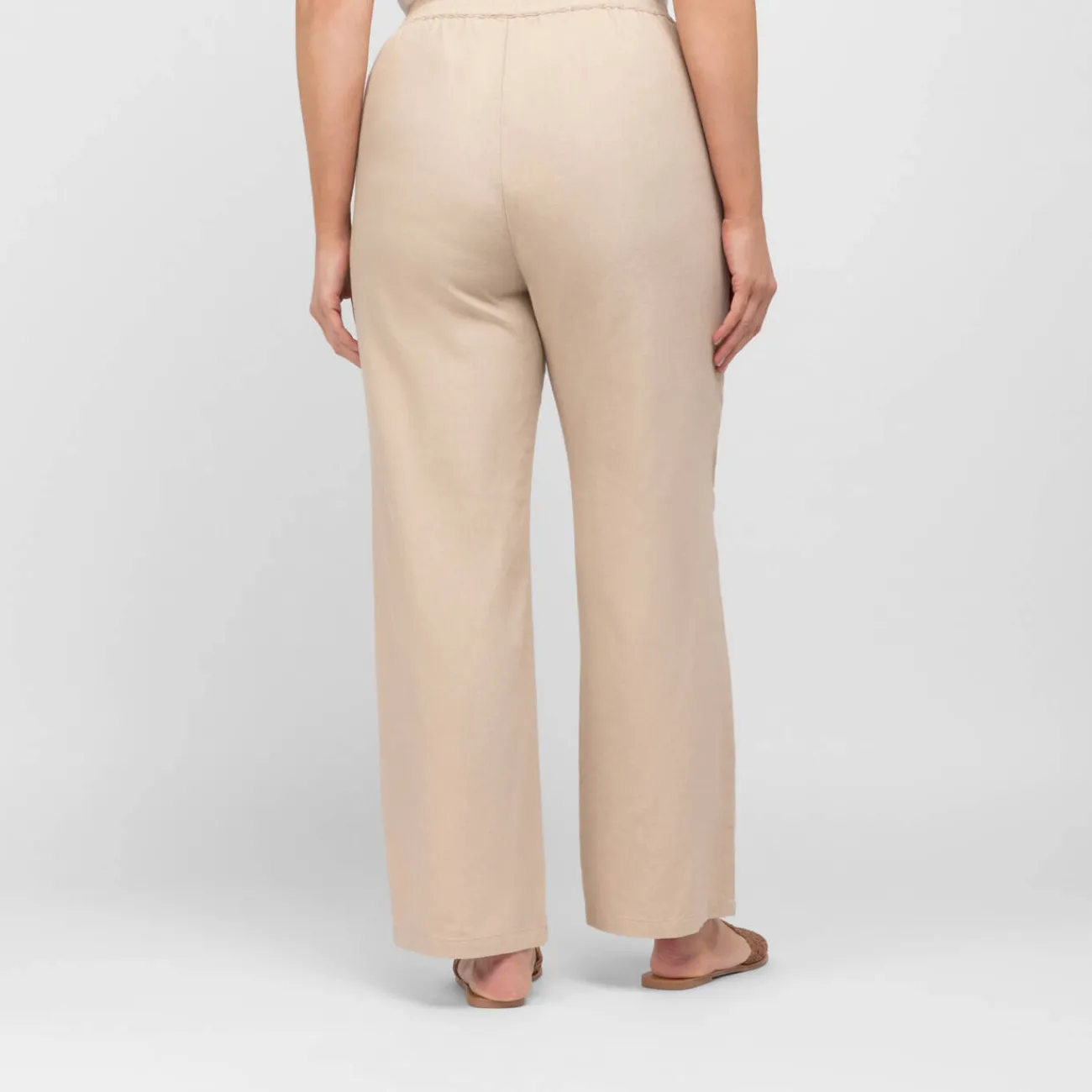 Hot Beige Pull-On Trouser Sand