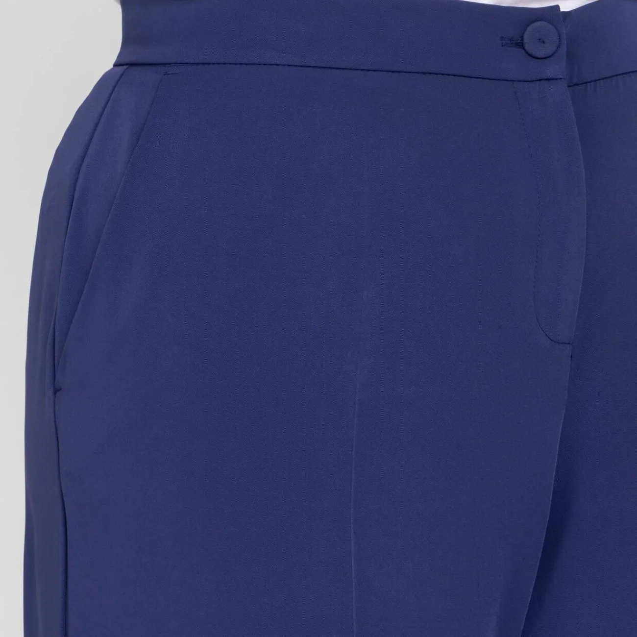 Discount Elena Miro Crepe Trousers Navy