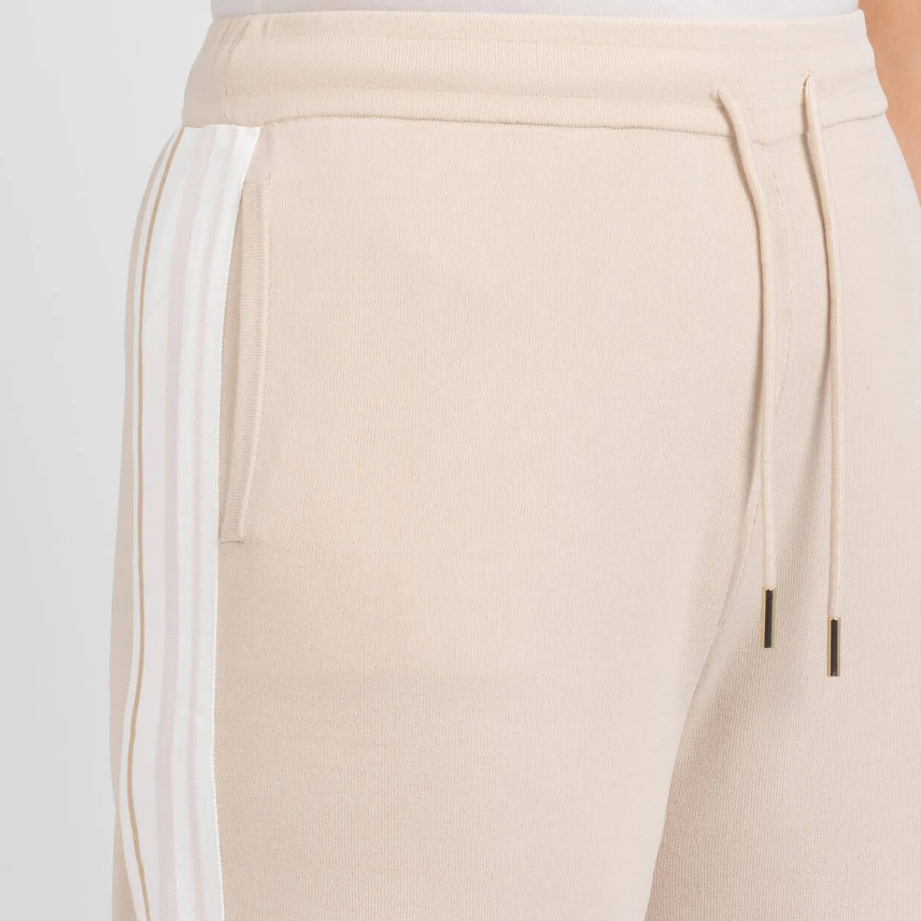 Discount Elena Miro Drawstring Waist Trouser Beige