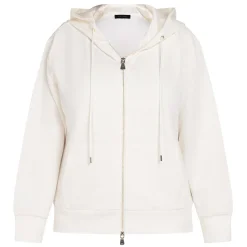 New Elena Miro Jersey Hoody Off White