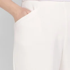 Best Elena Miro Jersey Trousers Off White