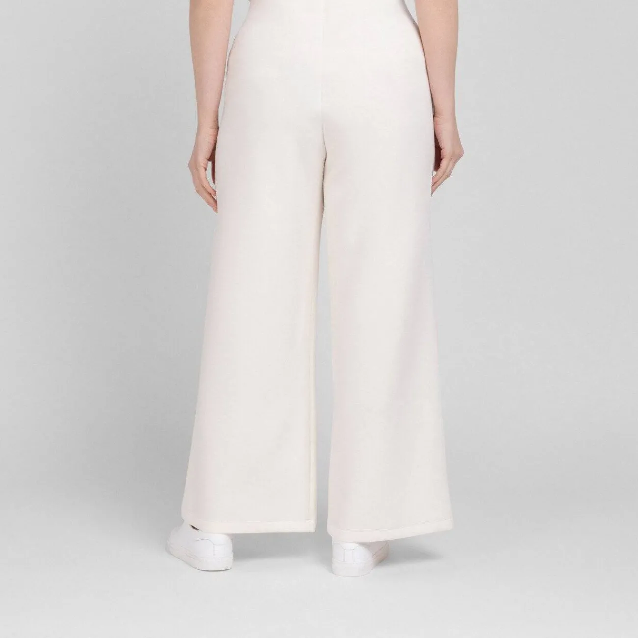 Best Elena Miro Jersey Trousers Off White