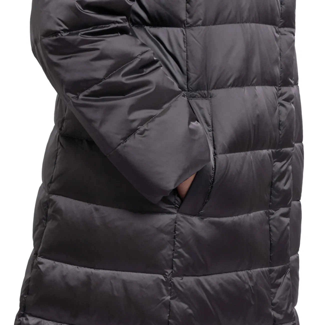 Fashion Elena Miro LONG PUFFER COAT ANTHRACITE