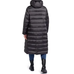 Fashion Elena Miro LONG PUFFER COAT ANTHRACITE