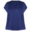 Online Elena Miro Stretch Satin Vest Navy