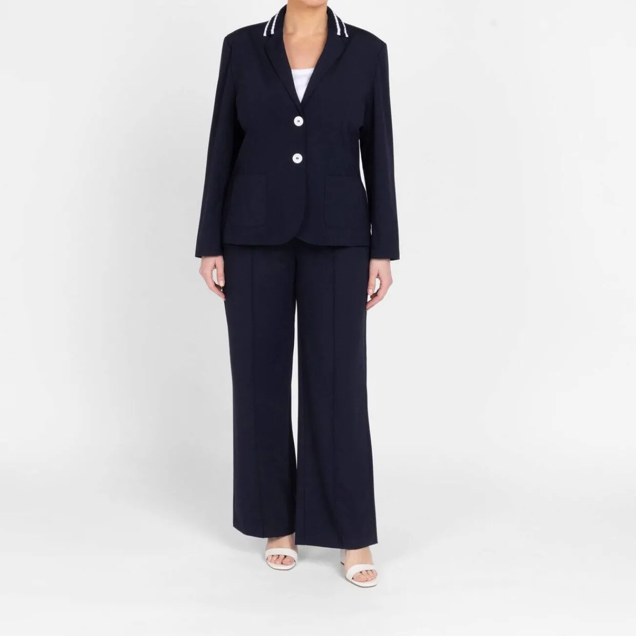 Clearance Faber Jersey Blazer Navy