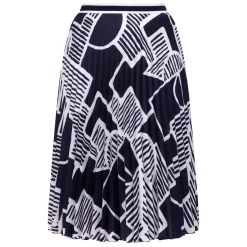 Clearance Faber Pleated Skirt Abstract Print Outfit