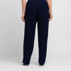 Sale Georgedu00e9 Georgedé Satin Jersey Trousers Navy