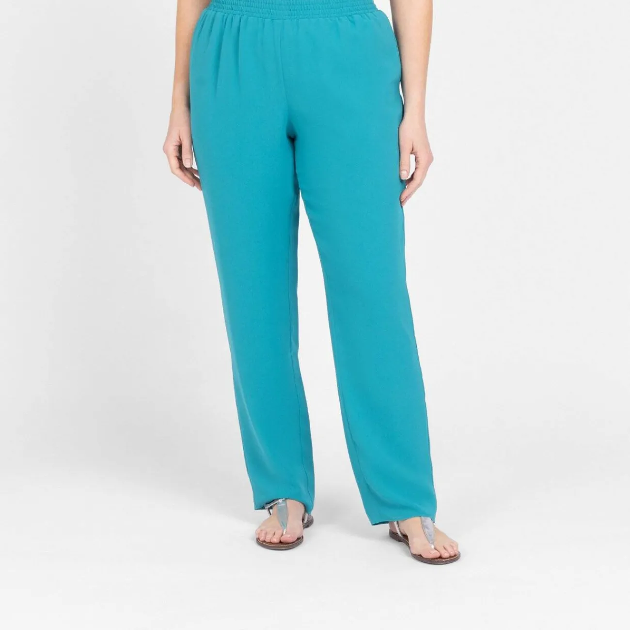 Best Godske Pull On Trousers Turquoise