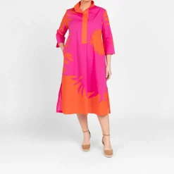 Hot Annikki Karvinen Karvinen Cotton Dress Fuchsia