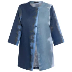 New Annikki Karvinen Karvinen Long Jacket Blue