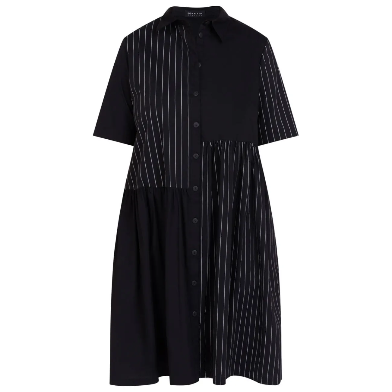 New Annikki Karvinen Karvinen Shirt Dress Black