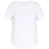 Online Luisa Viola Broderie Anglaise Back T-Shirt White