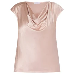 New Luisa Viola Cowl Neck Top Blush Pink