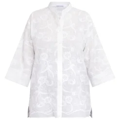 Outlet Luisa Mara Venier Luisa Viola Embroidered Cotton Shirt