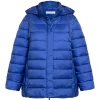 Outlet Luisa Viola Easy Luisa Viola Hooded Puffer Jacket Bluette