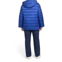 Outlet Luisa Viola Easy Luisa Viola Hooded Puffer Jacket Bluette