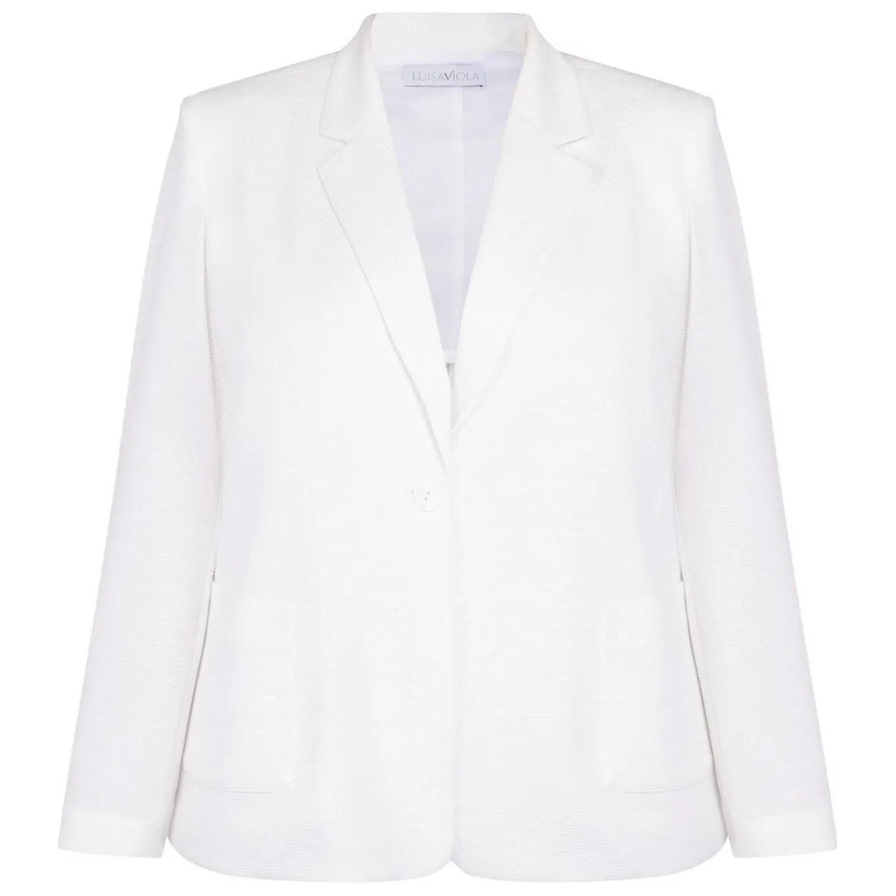 Sale Luisa Viola Jersey Blazer White