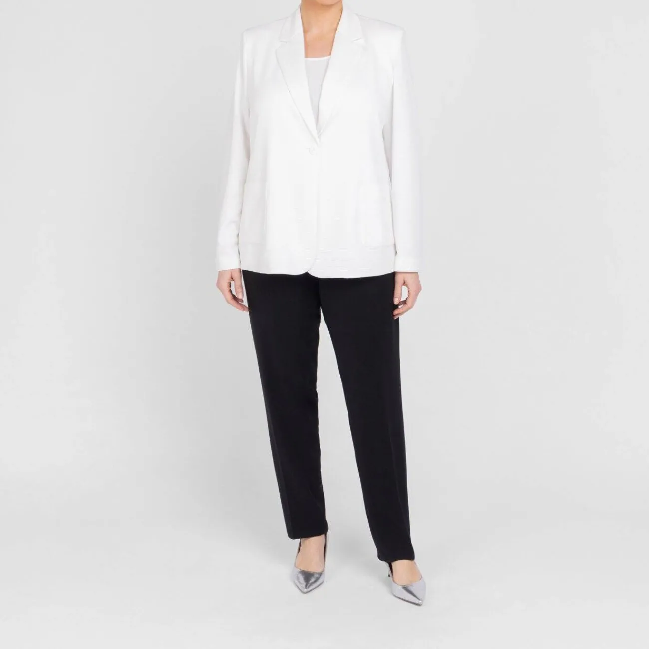 Sale Luisa Viola Jersey Blazer White