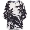Best Luisa Mara Venier Luisa Viola Leaf Print Tunic Black and White