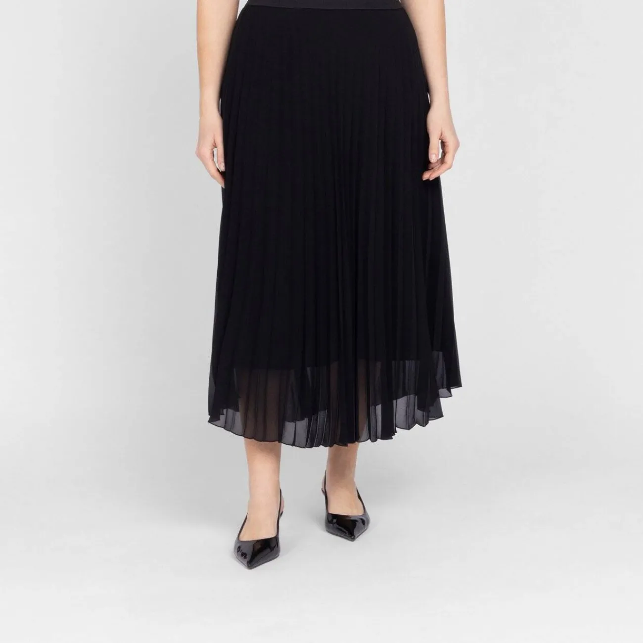 Best Luisa Viola Pleated Skirt Black