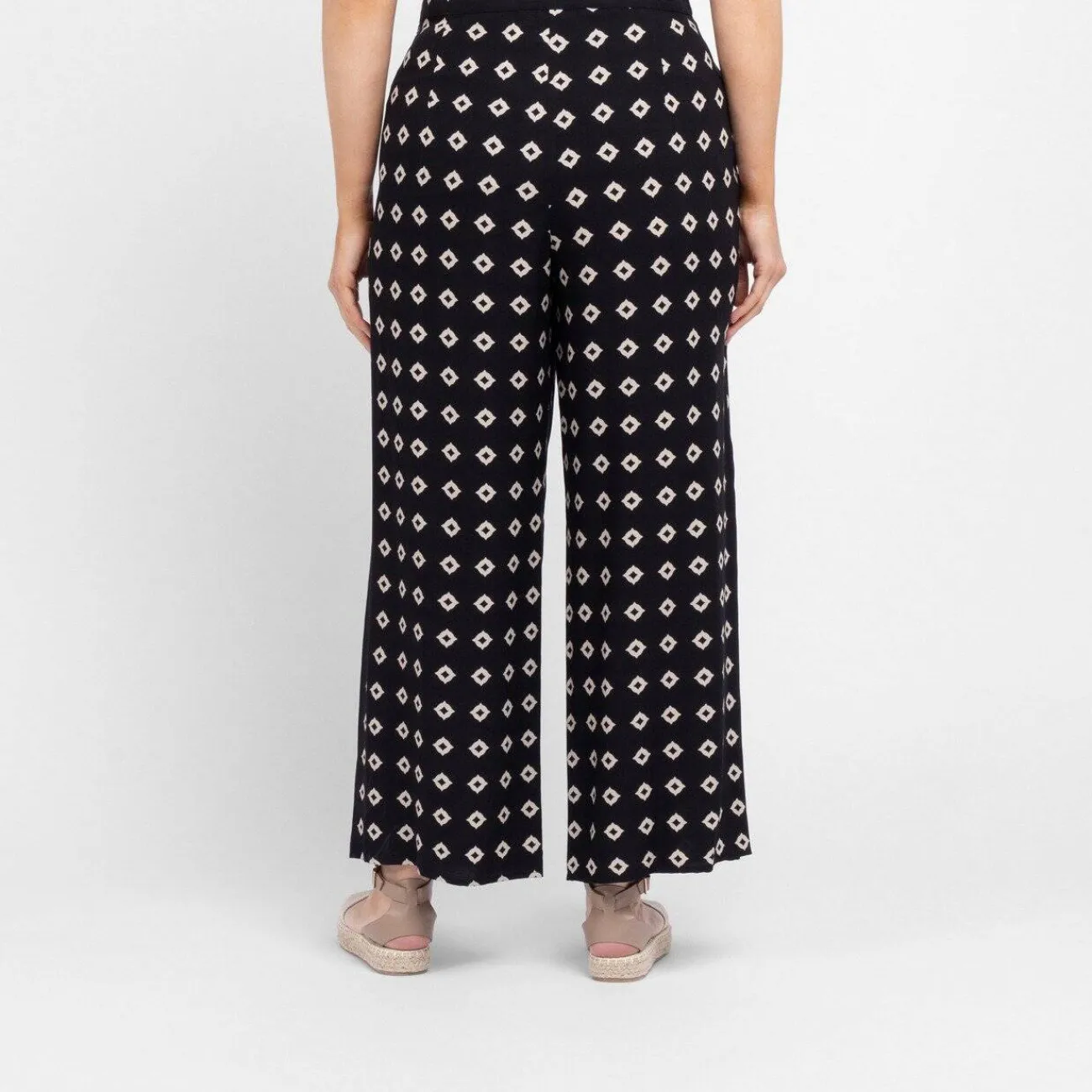Discount Luisa Mara Venier Luisa Viola Printed Trousers Black