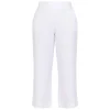 Clearance Luisa Viola Pull On Gaberdine Trouser White
