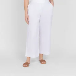 Clearance Luisa Viola Pull On Gaberdine Trouser White