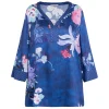 Sale Luisa Mara Venier Luisa Viola Satin Tunic Blue