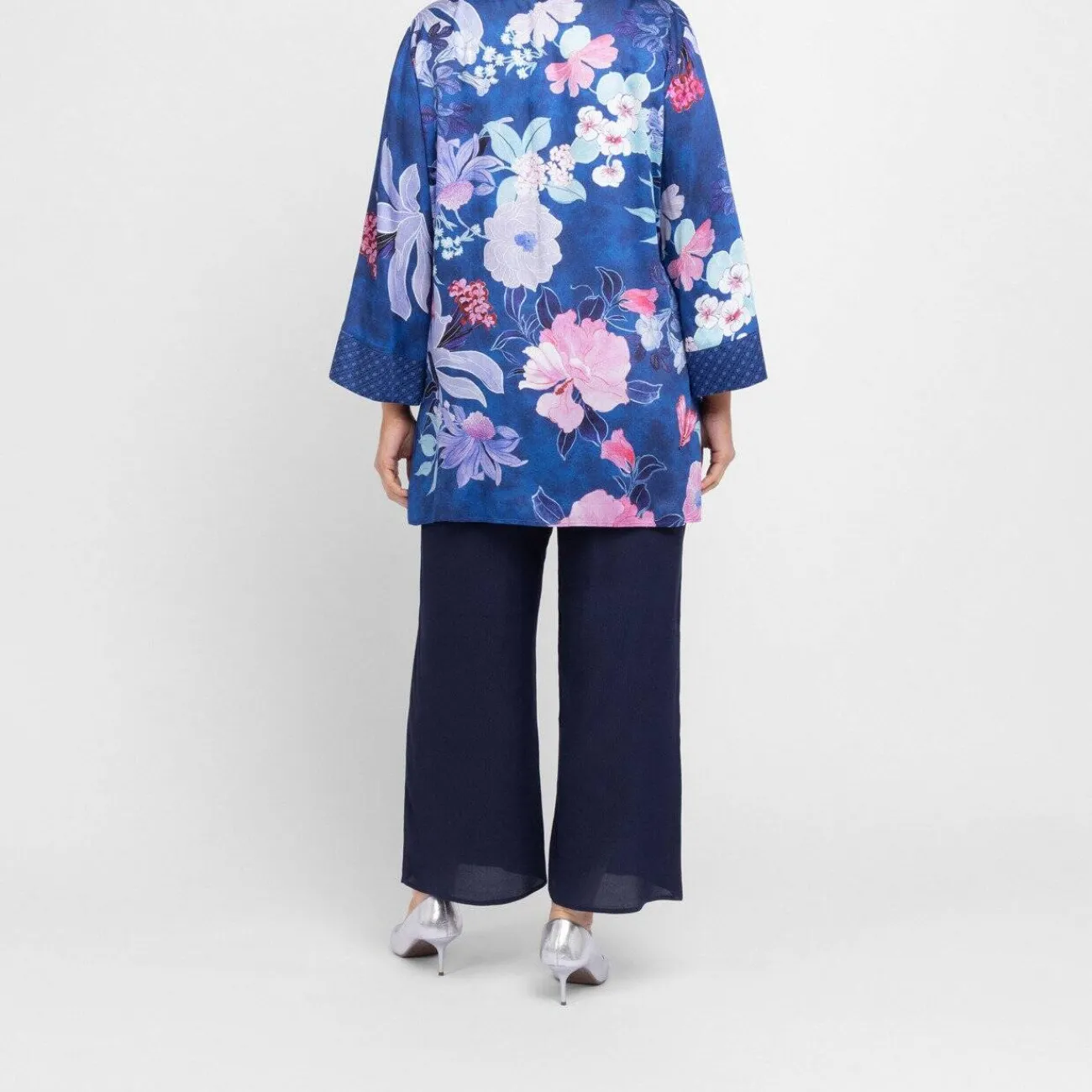 Sale Luisa Mara Venier Luisa Viola Satin Tunic Blue