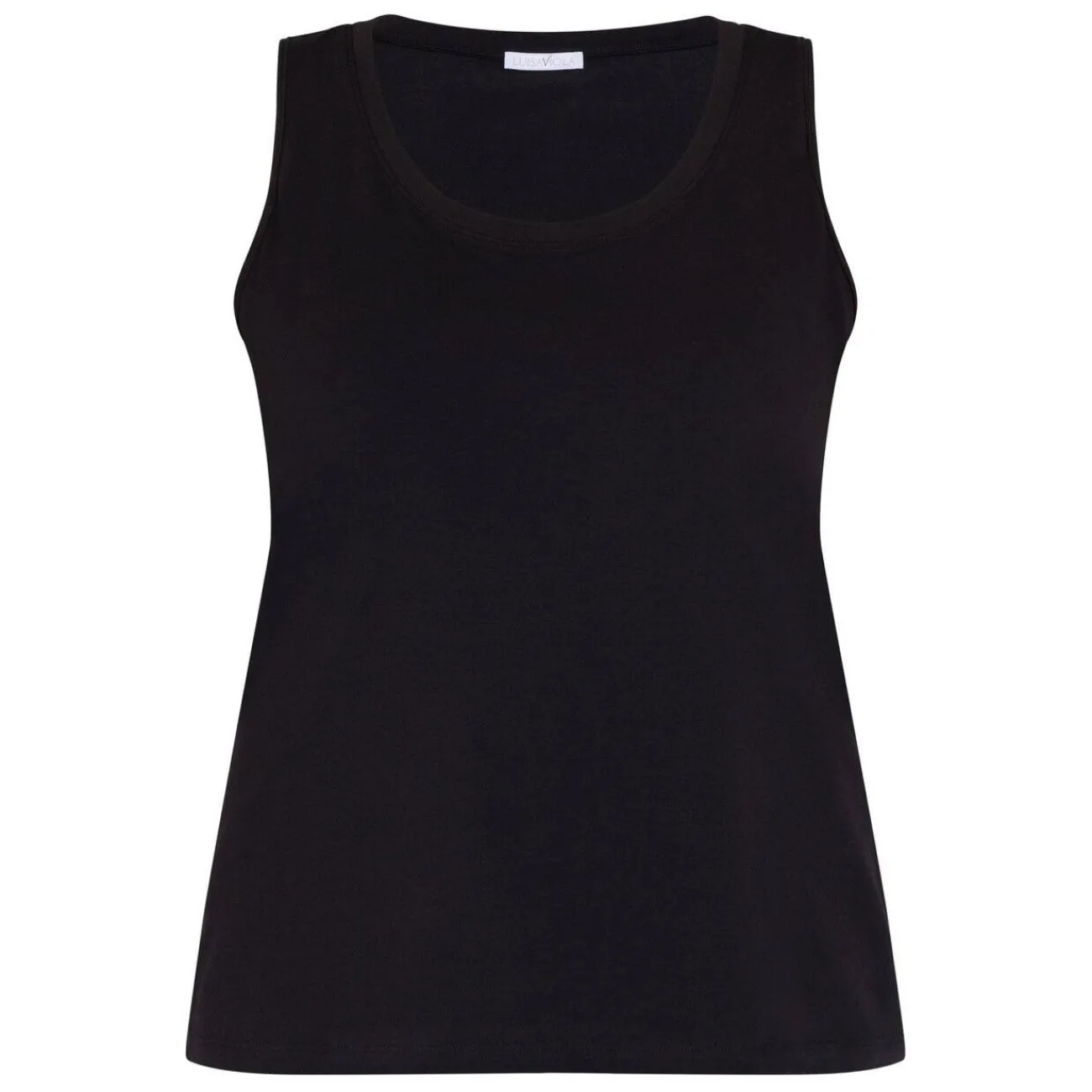 New Luisa Viola Vest Top Black